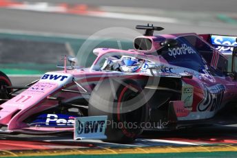 World © Octane Photographic Ltd. Formula 1 – Winter Testing - Test 2 - Day 4. SportPesa Racing Point RP19 - Sergio Perez. Circuit de Barcelona-Catalunya. Friday 1st March 2019.