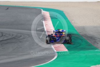 World © Octane Photographic Ltd. Formula 1 – Winter Testing - Test 2 - Day 4. Scuderia Toro Rosso STR14 – Daniil Kvyat. Circuit de Barcelona-Catalunya. Friday 1st March 2019.