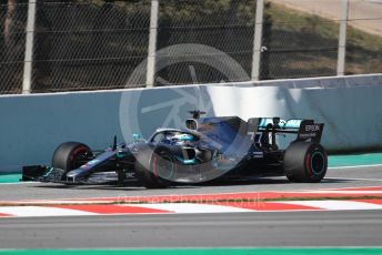 World © Octane Photographic Ltd. Formula 1 – Winter Testing - Test 2 - Day 4. Mercedes AMG Petronas Motorsport AMG F1 W10 EQ Power+ - Valtteri Bottas. Circuit de Barcelona-Catalunya. Friday 1st March 2019.