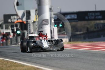 World © Octane Photographic Ltd. Formula 1 – Winter Testing - Test 2 - Day 4. Alfa RomeoRacing C38 – Kimi Raikkonen. Circuit de Barcelona-Catalunya. Friday 1st March 2019.