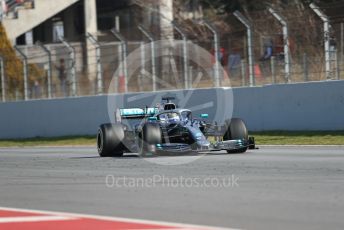 World © Octane Photographic Ltd. Formula 1 – Winter Testing - Test 2 - Day 4. Mercedes AMG Petronas Motorsport AMG F1 W10 EQ Power+ - Valtteri Bottas. Circuit de Barcelona-Catalunya. Friday 1st March 2019.