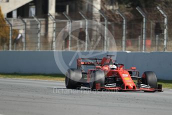 World © Octane Photographic Ltd. Formula 1 – Winter Testing - Test 2 - Day 4. Scuderia Ferrari SF90 – Sebastian Vettel. Circuit de Barcelona-Catalunya. Friday 1st March 2019.