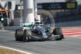 World © Octane Photographic Ltd. Formula 1 – Winter Testing - Test 2 - Day 4. Mercedes AMG Petronas Motorsport AMG F1 W10 EQ Power+ - Valtteri Bottas. Circuit de Barcelona-Catalunya. Friday 1st March 2019.