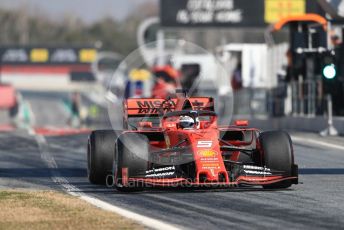 World © Octane Photographic Ltd. Formula 1 – Winter Testing - Test 2 - Day 4. Scuderia Ferrari SF90 – Sebastian Vettel. Circuit de Barcelona-Catalunya. Friday 1st March 2019.