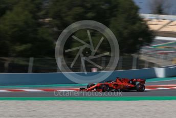 World © Octane Photographic Ltd. Formula 1 – Winter Testing - Test 2 - Day 4. Scuderia Ferrari SF90 – Sebastian Vettel. Circuit de Barcelona-Catalunya. Friday 1st March 2019.