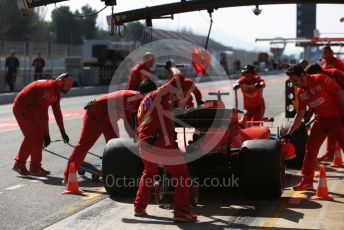 World © Octane Photographic Ltd. Formula 1 – Winter Testing - Test 2 - Day 4. Scuderia Ferrari SF90 – Sebastian Vettel. Circuit de Barcelona-Catalunya. Friday 1st March 2019.