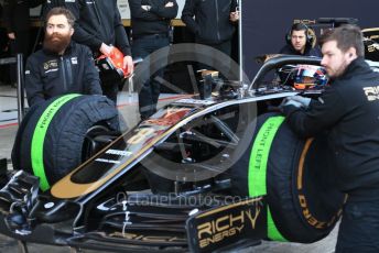 World © Octane Photographic Ltd. Formula 1 – Winter Testing - Test 2 - Day 4. Rich Energy Haas F1 Team VF19 – Romain Grosjean. Circuit de Barcelona-Catalunya. Friday 1st March 2019.