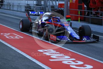 World © Octane Photographic Ltd. Formula 1 – Winter Testing - Test 2 - Day 4. Scuderia Toro Rosso STR14 – Daniil Kvyat. Circuit de Barcelona-Catalunya. Friday 1st March 2019.