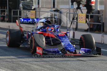 World © Octane Photographic Ltd. Formula 1 – Winter Testing - Test 2 - Day 4. Scuderia Toro Rosso STR14 – Daniil Kvyat. Circuit de Barcelona-Catalunya. Friday 1st March 2019.