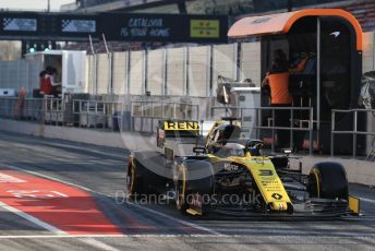 World © Octane Photographic Ltd. Formula 1 – Winter Testing - Test 2 - Day 4. Renault Sport F1 Team RS19 – Daniel Ricciardo. Circuit de Barcelona-Catalunya. Friday 1st March 2019.