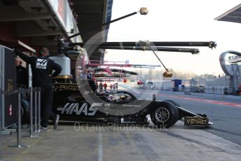 World © Octane Photographic Ltd. Formula 1 – Winter Testing - Test 2 - Day 4. Rich Energy Haas F1 Team VF19 – Romain Grosjean. Circuit de Barcelona-Catalunya. Friday 1st March 2019.