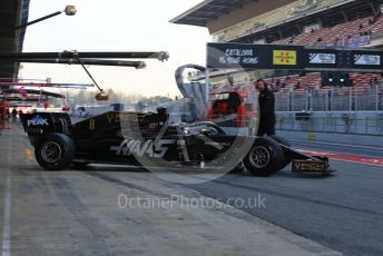 World © Octane Photographic Ltd. Formula 1 – Winter Testing - Test 2 - Day 4. Rich Energy Haas F1 Team VF19 – Romain Grosjean. Circuit de Barcelona-Catalunya. Friday 1st March 2019.