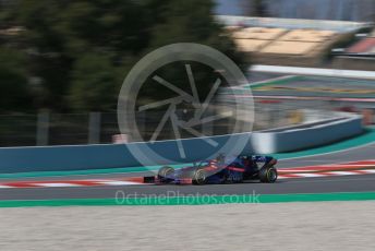 World © Octane Photographic Ltd. Formula 1 – Winter Testing - Test 2 - Day 4. Scuderia Toro Rosso STR14 – Daniil Kvyat. Circuit de Barcelona-Catalunya. Friday 1st March 2019.