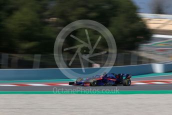 World © Octane Photographic Ltd. Formula 1 – Winter Testing - Test 2 - Day 4. Scuderia Toro Rosso STR14 – Daniil Kvyat. Circuit de Barcelona-Catalunya. Friday 1st March 2019.