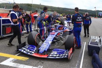 World © Octane Photographic Ltd. Formula 1 – Belgium GP - Grid. Scuderia Toro Rosso STR14 – Daniil Kvyat. Circuit de Spa Francorchamps, Belgium. Sunday 1st September 2019.