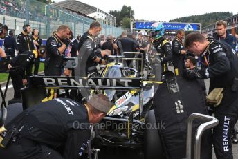 World © Octane Photographic Ltd. Formula 1 – Belgium GP - Grid. Renault Sport F1 Team RS19 – Daniel Ricciardo. Circuit de Spa Francorchamps, Belgium. Sunday 1st September 2019.