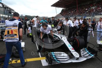 World © Octane Photographic Ltd. Formula 1 – Belgium GP - Grid. Mercedes AMG Petronas Motorsport AMG F1 W10 EQ Power+ - Lewis Hamilton. Circuit de Spa Francorchamps, Belgium. Sunday 1st September 2019.