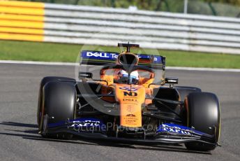 World © Octane Photographic Ltd. Formula 1 – Belgium GP - Practice 1. McLaren MCL34 – Carlos Sainz. Circuit de Spa Francorchamps, Belgium. Friday 30th August 2019.