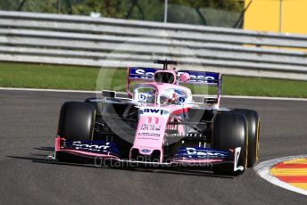 World © Octane Photographic Ltd. Formula 1 – Belgium GP - Practice 1. SportPesa Racing Point RP19 - Sergio Perez. Circuit de Spa Francorchamps, Belgium. Friday 30th August 2019.