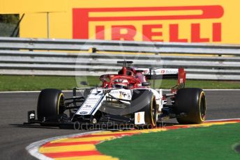 World © Octane Photographic Ltd. Formula 1 – Belgium GP - Practice 1. Alfa Romeo Racing C38 – Kimi Raikkonen. Circuit de Spa Francorchamps, Belgium. Friday 30th August 2019.