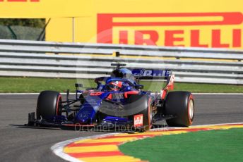 World © Octane Photographic Ltd. Formula 1 – Belgium GP - Practice 1. Scuderia Toro Rosso STR14 – Daniil Kvyat. Circuit de Spa Francorchamps, Belgium. Friday 30th August 2019.
