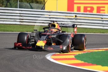 World © Octane Photographic Ltd. Formula 1 – Belgium GP - Practice 1. Aston Martin Red Bull Racing RB15 – Max Verstappen. Circuit de Spa Francorchamps, Belgium. Friday 30th August 2019.