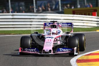 World © Octane Photographic Ltd. Formula 1 – Belgium GP - Practice 1. SportPesa Racing Point RP19 - Sergio Perez. Circuit de Spa Francorchamps, Belgium. Friday 30th August 2019.