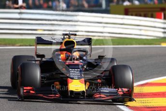 World © Octane Photographic Ltd. Formula 1 – Belgium GP - Practice 1. Aston Martin Red Bull Racing RB15 – Max Verstappen. Circuit de Spa Francorchamps, Belgium. Friday 30th August 2019.