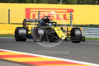 World © Octane Photographic Ltd. Formula 1 – Belgium GP - Practice 1. Renault Sport F1 Team RS19 – Daniel Ricciardo. Circuit de Spa Francorchamps, Belgium. Friday 30th August 2019.