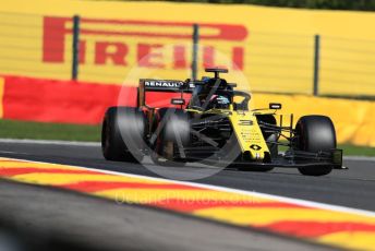 World © Octane Photographic Ltd. Formula 1 – Belgium GP - Practice 1. Renault Sport F1 Team RS19 – Daniel Ricciardo. Circuit de Spa Francorchamps, Belgium. Friday 30th August 2019.