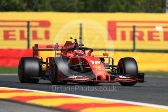 World © Octane Photographic Ltd. Formula 1 – Belgium GP - Practice 1. Scuderia Ferrari SF90 – Charles Leclerc. Circuit de Spa Francorchamps, Belgium. Friday 30th August 2019.