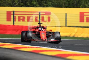 World © Octane Photographic Ltd. Formula 1 – Belgium GP - Practice 1. Scuderia Ferrari SF90 – Sebastian Vettel. Circuit de Spa Francorchamps, Belgium. Friday 30th August 2019.