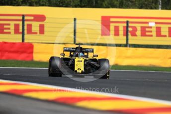 World © Octane Photographic Ltd. Formula 1 – Belgium GP - Practice 1. Renault Sport F1 Team RS19 – Daniel Ricciardo. Circuit de Spa Francorchamps, Belgium. Friday 30th August 2019.