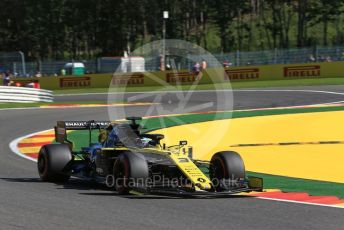 World © Octane Photographic Ltd. Formula 1 – Belgium GP - Practice 1. Renault Sport F1 Team RS19 – Daniel Ricciardo. Circuit de Spa Francorchamps, Belgium. Friday 30th August 2019.