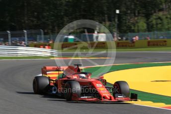 World © Octane Photographic Ltd. Formula 1 – Belgium GP - Practice 1. Scuderia Ferrari SF90 – Sebastian Vettel. Circuit de Spa Francorchamps, Belgium. Friday 30th August 2019.