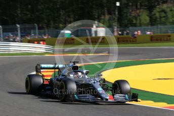 World © Octane Photographic Ltd. Formula 1 – Belgium GP - Practice 1. Mercedes AMG Petronas Motorsport AMG F1 W10 EQ Power+ - Lewis Hamilton. Circuit de Spa Francorchamps, Belgium. Friday 30th August 2019.