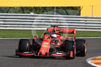 World © Octane Photographic Ltd. Formula 1 – Belgium GP - Practice 1. Scuderia Ferrari SF90 – Sebastian Vettel. Circuit de Spa Francorchamps, Belgium. Friday 30th August 2019.