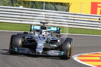 World © Octane Photographic Ltd. Formula 1 – Belgium GP - Practice 1. Mercedes AMG Petronas Motorsport AMG F1 W10 EQ Power+ - Lewis Hamilton. Circuit de Spa Francorchamps, Belgium. Friday 30th August 2019.