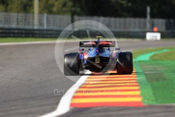 World © Octane Photographic Ltd. Formula 1 – Belgium GP - Practice 2. Scuderia Toro Rosso - Pierre Gasly. Circuit de Spa Francorchamps, Belgium. Friday 30th August 2019.