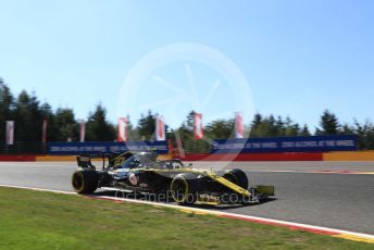 World © Octane Photographic Ltd. Formula 1 – Belgium GP - Practice 2. Renault Sport F1 Team RS19 – Nico Hulkenberg. Circuit de Spa Francorchamps, Belgium. Friday 30th August 2019.