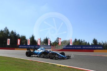 World © Octane Photographic Ltd. Formula 1 – Belgium GP - Practice 2. ROKiT Williams Racing FW 42 – George Russell. Circuit de Spa Francorchamps, Belgium. Friday 30th August 2019.