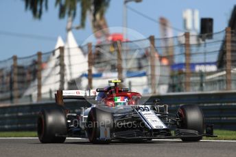 World © Octane Photographic Ltd. Formula 1 – Belgium GP - Practice 2. Alfa Romeo Racing C38 – Antonio Giovinazzi. Circuit de Spa Francorchamps, Belgium. Friday 30th August 2019.