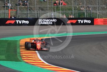World © Octane Photographic Ltd. Formula 1 – Belgium GP - Practice 2. Scuderia Ferrari SF90 – Charles Leclerc. Circuit de Spa Francorchamps, Belgium. Friday 30th August 2019.