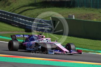 World © Octane Photographic Ltd. Formula 1 – Belgium GP - Practice 2. SportPesa Racing Point RP19 - Sergio Perez. Circuit de Spa Francorchamps, Belgium. Friday 30th August 2019.
