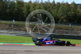 World © Octane Photographic Ltd. Formula 1 – Belgium GP - Practice 2. Scuderia Toro Rosso - Pierre Gasly. Circuit de Spa Francorchamps, Belgium. Friday 30th August 2019.