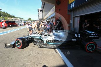 World © Octane Photographic Ltd. Formula 1 – Belgium GP - Practice 3. Mercedes AMG Petronas Motorsport AMG F1 W10 EQ Power+ - Lewis Hamilton. Circuit de Spa Francorchamps, Belgium. Saturday 31st August 2019.