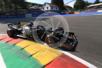 World © Octane Photographic Ltd. Formula 1 – Belgium GP - Qualifying. Rich Energy Haas F1 Team VF19 – Romain Grosjean. Circuit de Spa Francorchamps, Belgium. Saturday 31st August 2019.