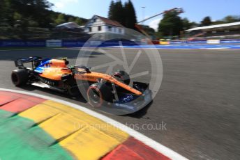 World © Octane Photographic Ltd. Formula 1 – Belgium GP - Qualifying. McLaren MCL34 – Lando Norris. Circuit de Spa Francorchamps, Belgium. Saturday 31st August 2019.