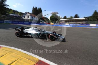 World © Octane Photographic Ltd. Formula 1 – Belgium GP - Qualifying. Mercedes AMG Petronas Motorsport AMG F1 W10 EQ Power+ - Lewis Hamilton. Circuit de Spa Francorchamps, Belgium. Saturday 31st August 2019.