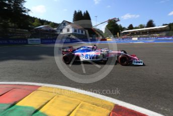 World © Octane Photographic Ltd. Formula 1 – Belgium GP - Qualifying. SportPesa Racing Point RP19 - Sergio Perez. Circuit de Spa Francorchamps, Belgium. Saturday 31st August 2019.